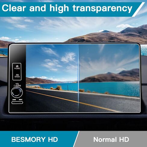 واقي شاشة السيارة 9 بوصات، 2023 2024 Honda CRV Pilot HRV Civic&Acura Integra Navigation ملحقات شاشة اللمس لشاشة GPS واقي الزجاج المقسى المتوافق مع 2023 2024 CR-V Pilot HR-V Integra 2022-2024 Civic - HD شفاف in Kuwait