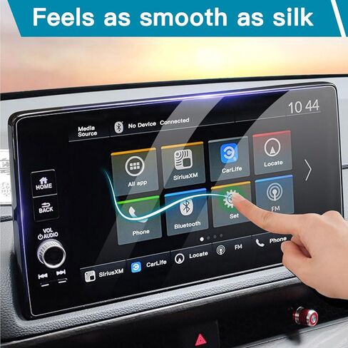واقي شاشة السيارة 9 بوصات، 2023 2024 Honda CRV Pilot HRV Civic&Acura Integra Navigation ملحقات شاشة اللمس لشاشة GPS واقي الزجاج المقسى المتوافق مع 2023 2024 CR-V Pilot HR-V Integra 2022-2024 Civic - HD شفاف in Kuwait