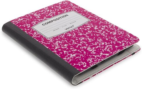 Verso Kindle Case - Scholar Classic Purple Composition Book Folio Style Protective Case for Amazon Kindle (fits Kindle Paperwhite, Kindle, and Kindle Touch), Purple in Kuwait