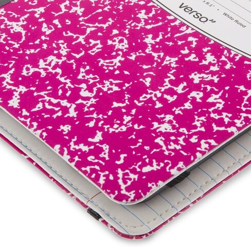 Verso Kindle Case - Scholar Classic Purple Composition Book Folio Style Protective Case for Amazon Kindle (fits Kindle Paperwhite, Kindle, and Kindle Touch), Purple in Kuwait