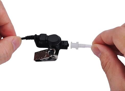 قطعتان من أنبوب صوتي شفاف بديل من KEYBLU لسماعة أذن الراديو ثنائية الاتجاه، سماعة الرأس (مع موصل 2 حزمة) in Kuwait