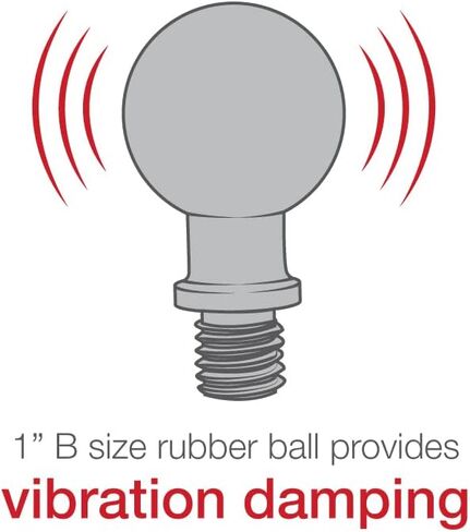 RAM Ball Adapter with M10 X 1.25" Threaded Post in Saudi Arabia
