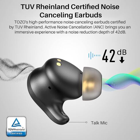 TOZO Golden X1 Wireless Earbuds Balanced Armature and Hybrid Dynamic Driver in Saudi Arabia