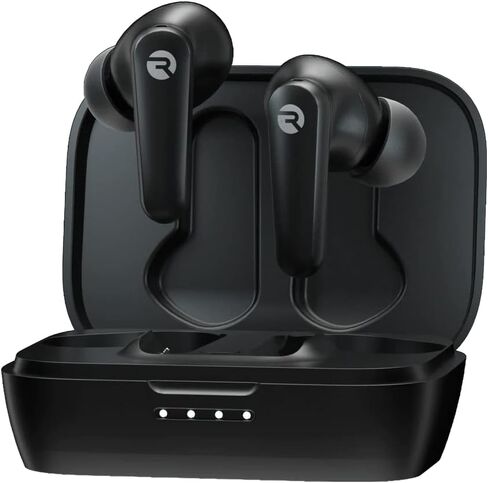 Raycon Work Earbuds Classic Bluetooth 5.2 Wireless with Noise Cancellation, Awareness Mode, 33 Hours of Battery, IPX5 Waterproof (Jet Silver) in Kuwait