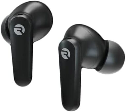 Raycon Work Earbuds Classic Bluetooth 5.2 Wireless with Noise Cancellation, Awareness Mode, 33 Hours of Battery, IPX5 Waterproof (Jet Silver) in Kuwait