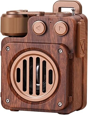 Baolira Retro Bluetooth Speaker, Vintage Wireless Speaker with Old Fashioned Classic Style, Mini Speaker with Wireless & AUX and TF Card,Portable Bluetooth Speaker Ideas Gifts for Men in Kuwait