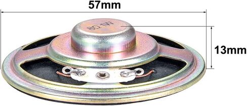 uxcell 1W 8 Ohm DIY Speaker 57mm Round Shape Replacement Loudspeaker in Saudi Arabia