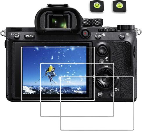 واقي شاشة متوافق مع Sony Alpha A7R IV III A 7R IVA IIIA 7 RIVA RIIIA A7RIVA A7RIIIA A7R4A A7R3A ILCE7RM4A ILCE7RM3A كاميرا رقمية، غطاء حماية صلب من الزجاج المقسى المقاوم للخدش (3 قطع) in Kuwait