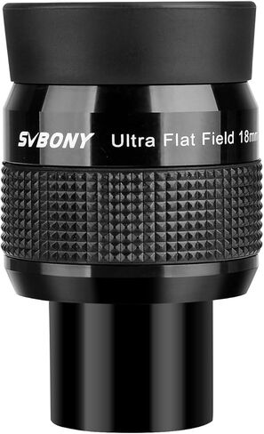 SVBONY SV190 Ultra Flat Field Eyepiece, 1.25 Inch UF 18mm Telescope Eyepiece, Fully Multi-Coated Feature Blackened Lens Edges in Saudi Arabia