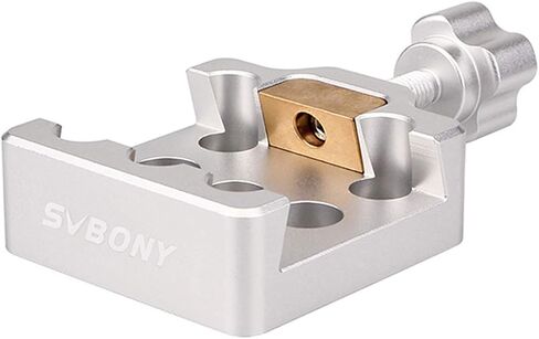 SVBONY Medium Dovetail Clamp with a Brass Screws for Telescopes and Cameras (Silver) in Saudi Arabia