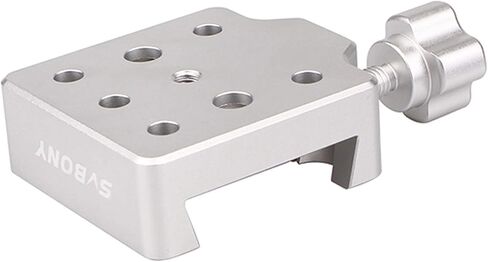 SVBONY Medium Dovetail Clamp with a Brass Screws for Telescopes and Cameras (Silver) in Saudi Arabia