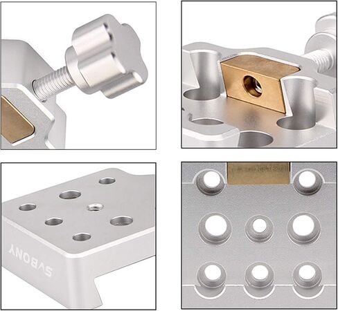 SVBONY Medium Dovetail Clamp with a Brass Screws for Telescopes and Cameras (Silver) in Saudi Arabia