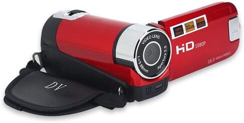 Socobeta Camcorder DV Video Camera Full HD 270° Rotation 1080P 16X High Definition Digital Camcorder Digital Camera US RED in Saudi Arabia