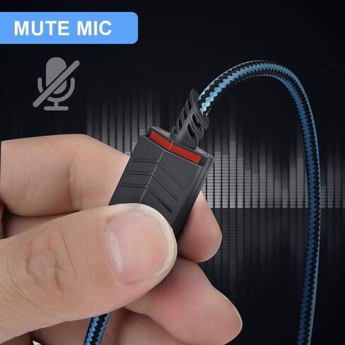 كابل صوت بديل MQDITH 2.0M متوافق مع سماعة الألعاب Astro A40 A40TR، وسلك كتم الصوت المضمن ولا يوجد سلك تحكم في مستوى الصوت (سلك النايلون) in Kuwait