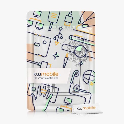 kwmobile Cover Compatible with Amazon Kindle Paperwhite 11. Generation 2021 Case - Stand + Strap - Library Motto Multicolor in Kuwait