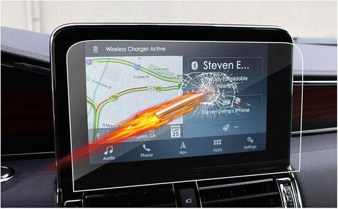 شاشة لمس مقاس 10 انش لسيارة لينكولن نافيجيتور سينك 3 2018، شاشة حماية عالية الدقة من الزجاج المقسى في لوحة العدادات in Kuwait