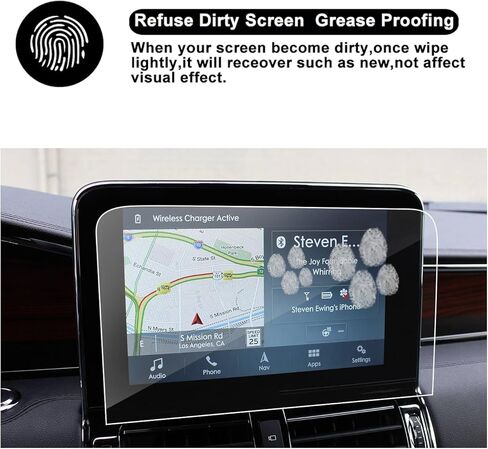 شاشة لمس مقاس 10 انش لسيارة لينكولن نافيجيتور سينك 3 2018، شاشة حماية عالية الدقة من الزجاج المقسى في لوحة العدادات in Kuwait