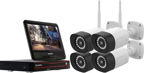 Crystal Vision 3MP Pan and Tilt Floodlight & Two Way Audio Outdoor Camera (Pan-Tilt Indoor & Outdoor Camera) - Compatible with NEW UI NVR Only in Saudi Arabia