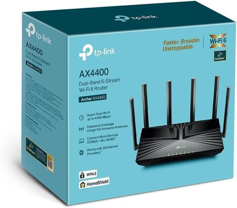 TP-Link AX4400 Mesh Dual Band 6-Stream Router (Renewed) in Saudi Arabia