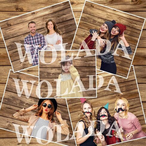 7x5FT Rustic Wood Wall Backdrop Natural Brown Wooden Board Photography Background Baby Shower Birthday Party Cake Table Decoration Banner Backdrops Photo Booth Prop 11839 in Saudi Arabia