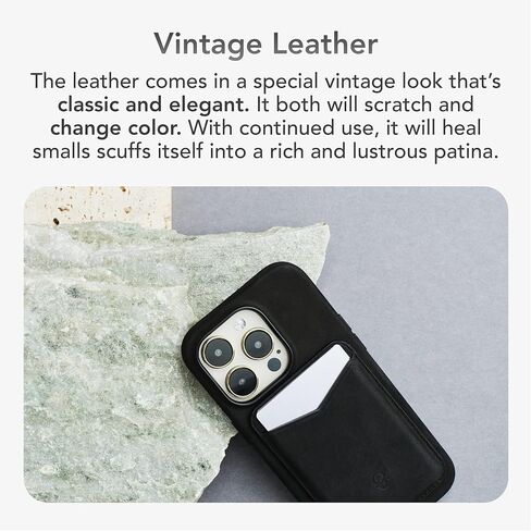 حافظة محفظة iPhone 13 Pro - حافظة جلدية واقية لهاتف iPhone 13 Pro - حافظة محفظة MagSafe لأجهزة Apple - جلد كلاسيكي مع بطانة من الألياف الدقيقة المضادة للخدش متوافقة مع MagSafe - بني عتيق in Kuwait