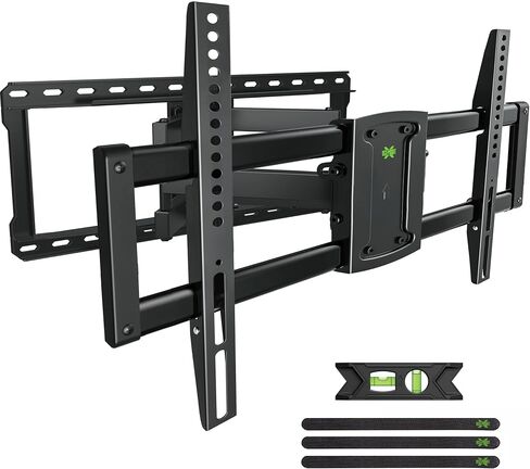 USX MOUNT UL Listed Full Motion TV Wall Mount for 37"-90" TVs, Pre-Assembled TV Mount Fits 16", 24" Wood Studs, Universal with Swivel and Tilt TV Bracket Up to VESA 600x400mm, 150lbs in Saudi Arabia