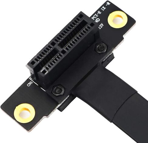 كابل محول SUPERPLUS PCI Express x1 كابل محول PCIe PCI-e PCI Express 36PIN 1X كابل تمديد كابل PCIe Riser (سلك تمديد 90 درجة 20 سم) in Kuwait