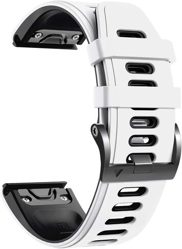 NotoCity Compatible with Fenix 6 Pro Watch Band for Fenix 6/Fenix 5/Fenix 5 Plus/Fenix 7/Forerunner 935/Forerunner 945/Approach S60/Quatix 5(Black-grey) in Kuwait