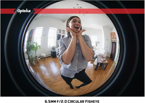 Opteka 6.5mm f/2 HD MC Manual Focus Wide Angle Circular Fisheye Lens for Sony E-Mount A6600, A6500, A6400, A6300, A6100, A6000, A5100, A5000, A3000 and NEX Mirrorless Digital Cameras Black in Kuwait