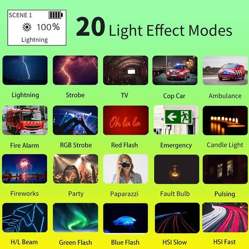 WEWOGA W140 RGB LED Video Light 360° Portable Colour On Camera Light Vlogging Lighting Battery 3100 mAh CRI95+ 2500K-9000K with Cold Shoe Mount Compatible for Vlog Photography TikTok Living Vlog in Kuwait