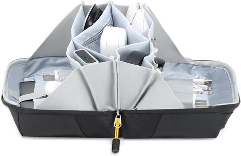 Omnpak إلكترونيات منظم الحقيبة السفر التكنولوجيا المنظم حقيبة الحبل المنظم حقيبة كما إكسسوارات السفر للرجال النساء المحمولة حقيبة تخزين الحبل مقاومة للماء للشاحن، والكابلات، وبنك الطاقة، والشخصية in Kuwait