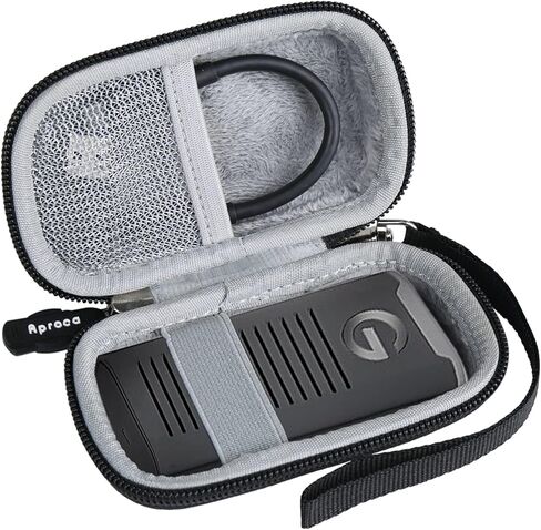 حقيبة Aproca Hard Travel Case for G-Technology 1TB 2TB 500GB G-Drive Mobile SSD/SanDisk 500GB 250GB 1TB 2TB Extreme Portable SSD in Saudi Arabia
