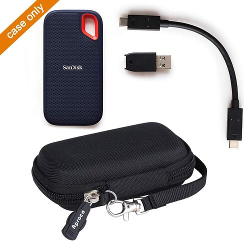 حقيبة Aproca Hard Travel Case for G-Technology 1TB 2TB 500GB G-Drive Mobile SSD/SanDisk 500GB 250GB 1TB 2TB Extreme Portable SSD in Saudi Arabia