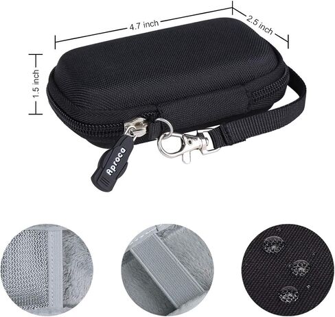 حقيبة Aproca Hard Travel Case for G-Technology 1TB 2TB 500GB G-Drive Mobile SSD/SanDisk 500GB 250GB 1TB 2TB Extreme Portable SSD in Saudi Arabia