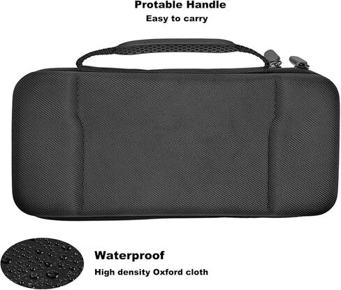 FiiMan ROG Ally Carrying Case Compitable with ASUS ROG Ally 7 inch 120Hz Gaming Handheld and accessories, Hard Shell Case with Folding Bracket for Travel and Storage Black (Thin) in Kuwait