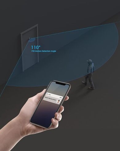 كاميرا EZVIZ 1080P لعرض الباب بالفيديو مع شاشة عرض ملونة مقاس 4.3 بوصة، رنين مدمج، بطارية قابلة لإعادة الشحن، عرض التطبيق، محادثة ثنائية الاتجاه، كشف حركة PIR، غلاف معدني، سحابة/SD (DP2C) in Kuwait