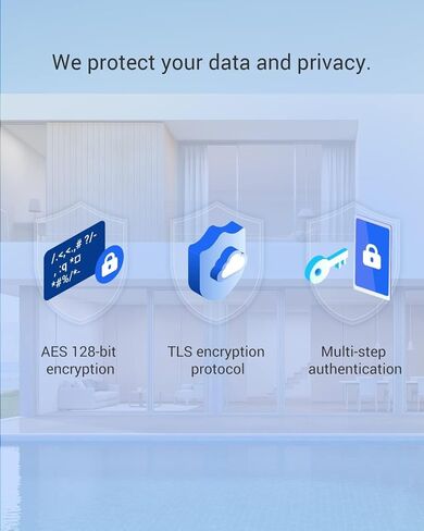 كاميرا EZVIZ 1080P لعرض الباب بالفيديو مع شاشة عرض ملونة مقاس 4.3 بوصة، رنين مدمج، بطارية قابلة لإعادة الشحن، عرض التطبيق، محادثة ثنائية الاتجاه، كشف حركة PIR، غلاف معدني، سحابة/SD (DP2C) in Kuwait