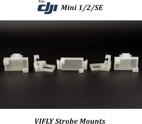 Strobe Mount for DJI Mini 4 Pro, 3 Sets Including 1 Front Arm Mount, 1 Top Mount and 1 Rear Arm Mount in Saudi Arabia