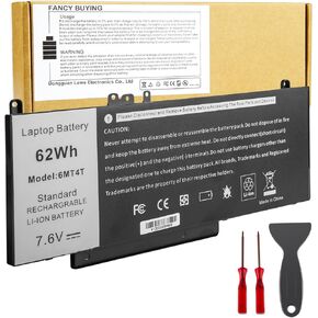 Fancy Buying 62Wh 6MT4T Battery for Dell Latitude E5470 E5570 Precision 3510 0HK6DV 7V69Y 07V69Y 79VRK 079VRK TXF9M 0TXF9M 0C1P4 451-BBUN 451-BBTW in Saudi Arabia