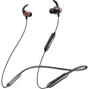 Tecno B1 Bluetooth Headphones, Bluetooth Earbuds Wireless with 38Hrs Playtime, Wireless Bluetooth Headphones for Sports, Sweatproof & IPX5 Waterproof Wireless Headphones（Black）