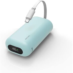 شاحن محمول مع كابل USB-C مدمج، بنك طاقة سريع الشحن 10000 مللي أمبير في الساعة 18 وات PD. حزمة بطارية مدمجة للغاية متوافقة مع iPhone 15,15 Plus، 15 Pro، Samsung Galaxy S23، S22، S21، Moto، LG (أسود)