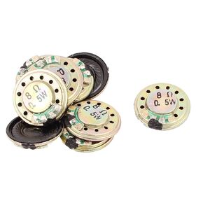 uxcell a15112300ux1616 0.5W 8 Ohm Internal Mini Magnet Speaker Loudspeaker 20mm 10Pcs (Pack of 10)