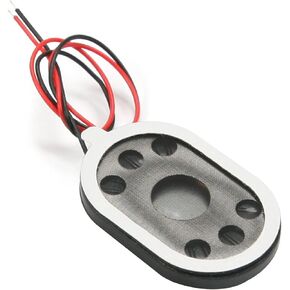 Fielect 2Pcs DIY Magnetic Speaker 1.5W 8 Ohm 30 x 20 x 4.5mm Oval Shape Replacement Loudspeaker