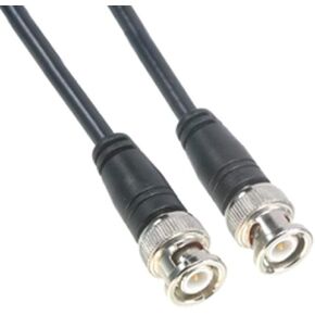 Amphenol CO-058BNCX200-003 أسود RG58 كابل محوري، 50 أوم، BNC ذكر إلى BNC ذكر، 3 أقدام in Saudi Arabia