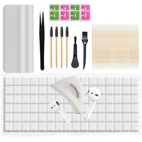 Earbud Cleaning Putty Kit for Airpods,Airpod Cleaner kit,Remove Ear Wax,Dirt & Gunk from Devices w/Small Crevices,Various Cleaning Tools for Bluetooth Earbuds,Cellphones,Wireless Earphones in Kuwait