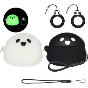 [2Pack] Fruit Cover for AirPods Pro Case Cute 2019,3D Cartoon Silicone Protective Accessories Set Kit for Devil Fruit for AirPods Pro 1st Generation Case for Boy Girl(Purple&Red Yellow Devil Fruit)