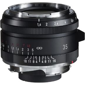 فويجتلاندر 35 ملم f1.5 نوكتون فينتاج لاين النوع I شبه كروي اسود غير لامع in Kuwait