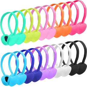 Ladont 30-Pack Kids Headphones السائبة لمكتبة المدرسة الفصول الدراسية، سماعات رأس سلكية متينة بالجملة للأطفال الطلاب الأولاد البنات البالغين، HD الصوت 3.5 مم جاك (10 ألوان)