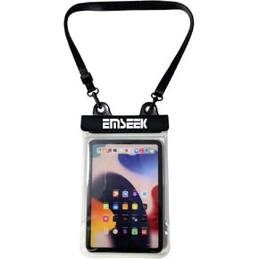 EMSEEK Waterproof Ebook Reader Case Waterproof Tablet Cover Dry eReader Bag Waterproof Holder Pouch for Amazon Kindle Paperwhite Oasis Fire 7 IPAD Mini Passport Wallet Key Fob Money Phone(Blue)