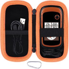 حقيبة حمل صلبة بديلة لجهاز Garmin eTrex 20/20x/30x/22x/32x GPS المحمول من Aenllosi (سحاب أسود) in Saudi Arabia
